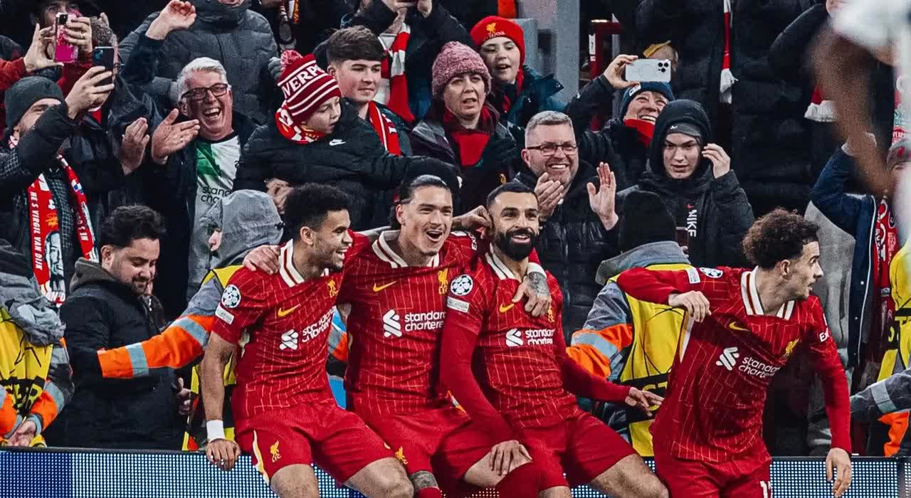 利物浦大胜战胜对手，晋级欧冠八强